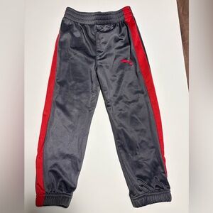 Puma gray red stripe track pants 4t